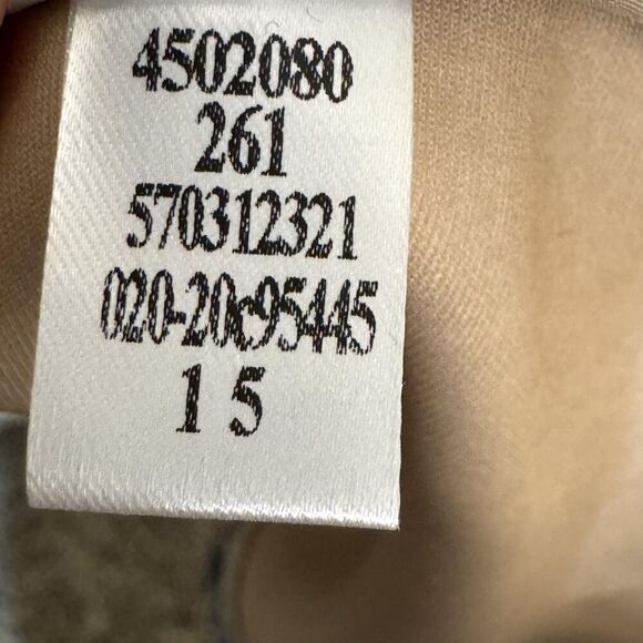 Chico's Topper Jacket 12 14 (2) Tan Paisley Faux Suede Boho Lightweight Coat - Picture 8 of 9